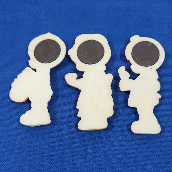 Precious Moments 1990 Enesco Lot Of 3 Child Magnets By Samuel J. Butcher Collect - Picture 5 of 7